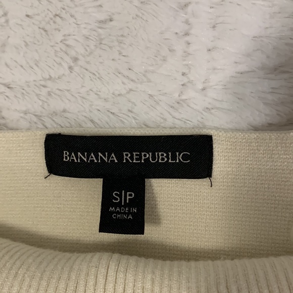 banana republic cream white/light tan top! - Picture 3 of 3